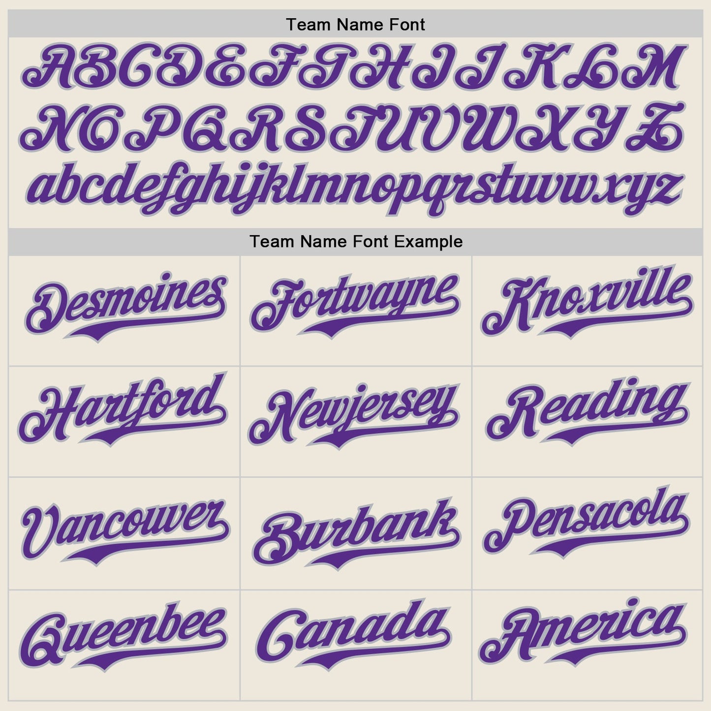 Custom Cream Purple Pinstripe Gray Authentic Two Tone Baseball Jersey