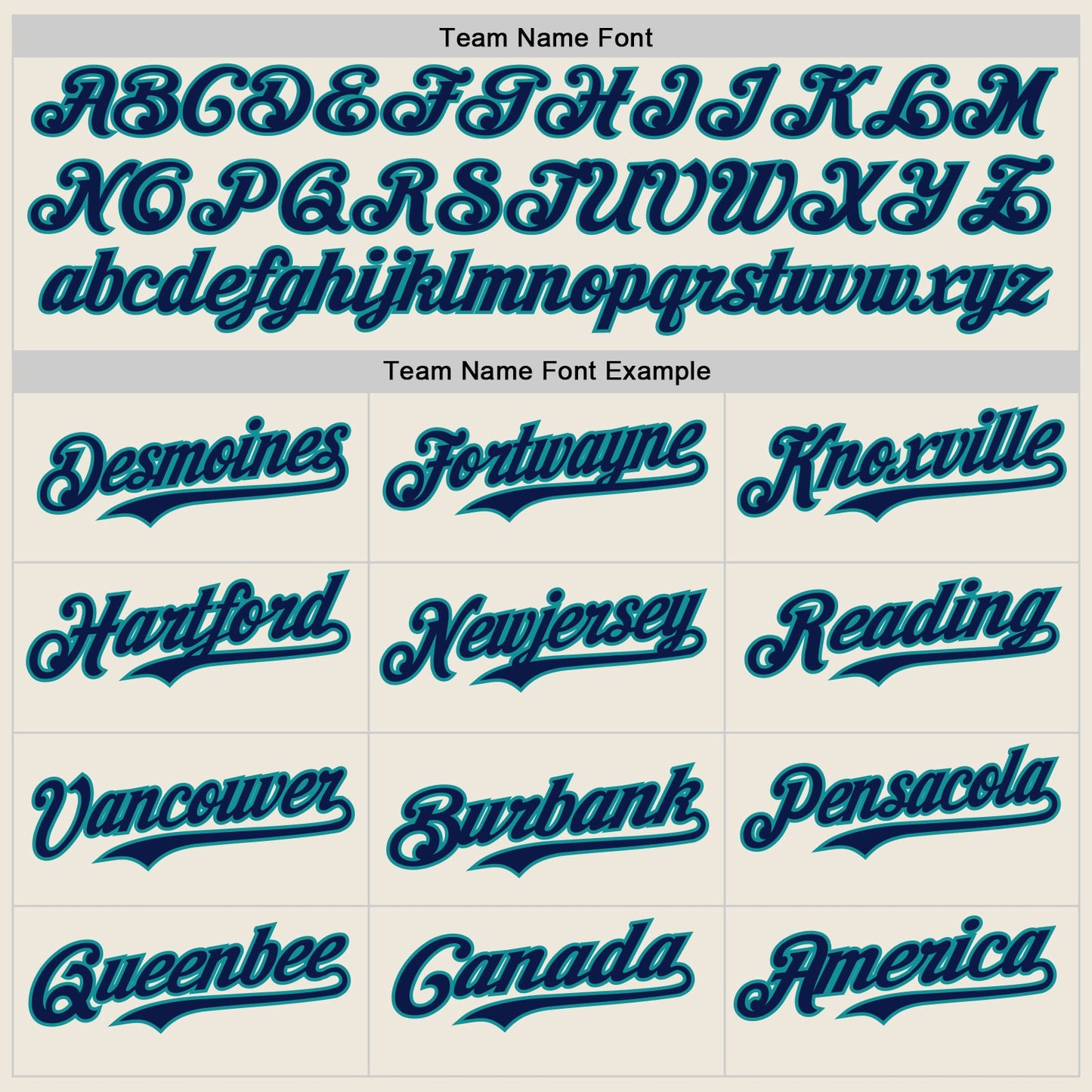 Custom Cream Navy Pinstripe Teal Authentic Two Tone Baseball Jersey