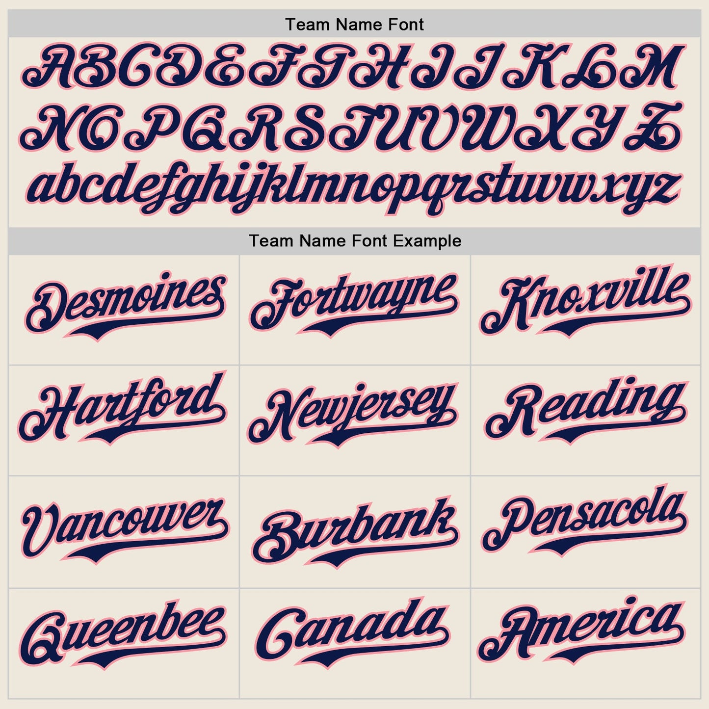 Custom Cream Navy Pinstripe Medium Pink Authentic Two Tone Baseball Jersey