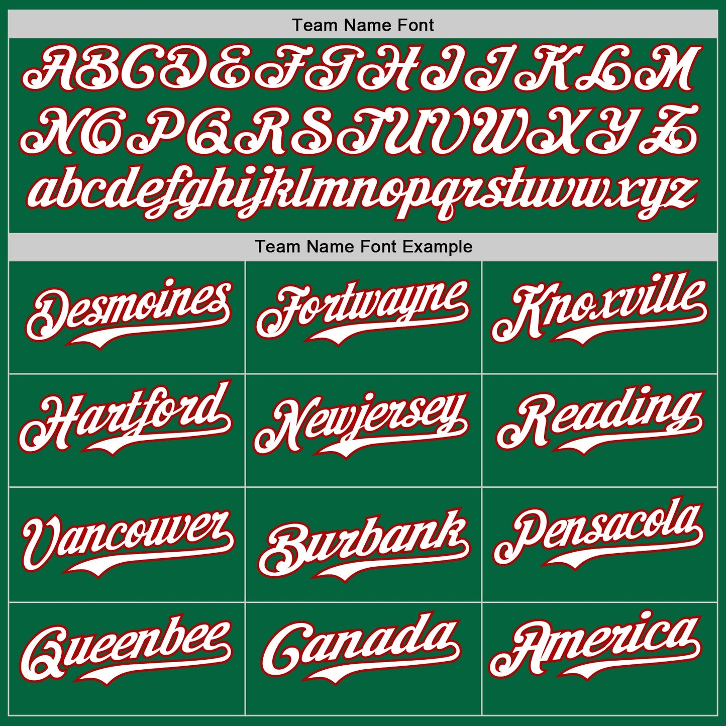 Custom Kelly Green Red Pinstripe White Authentic Two Tone Baseball Jersey