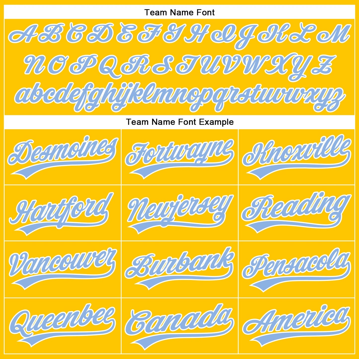 Custom Yellow Light Blue-White Authentic Baseball Jersey