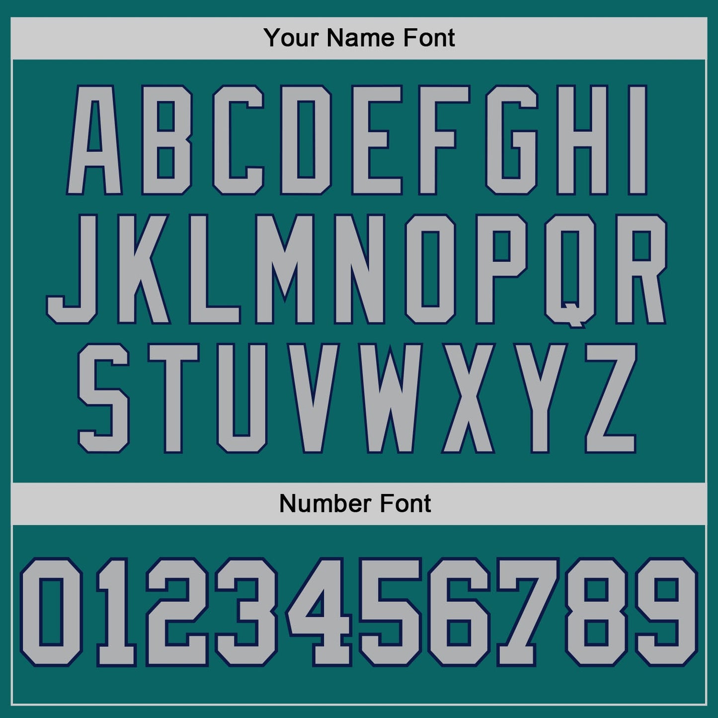 Custom Teal Gray-Navy Authentic Baseball Jersey