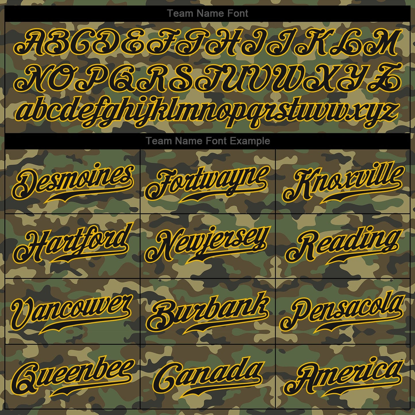 Custom Camo Black-Gold Authentic Salute To Service Baseball Jersey