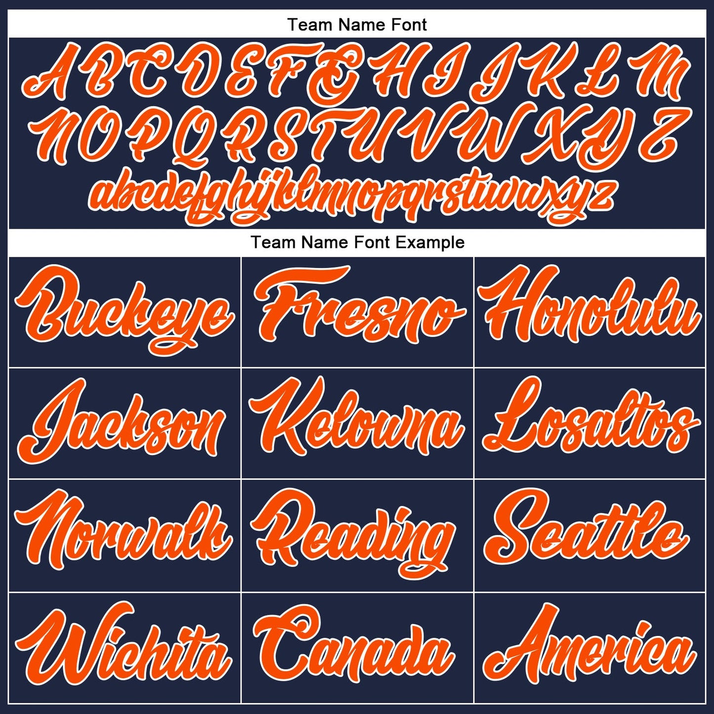 Custom Navy Orange-White Authentic Baseball Jersey