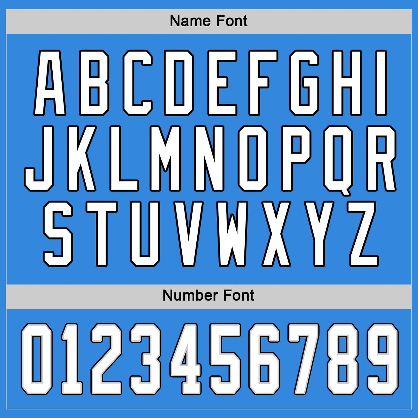 Custom Powder Blue White-Black Hockey Jersey