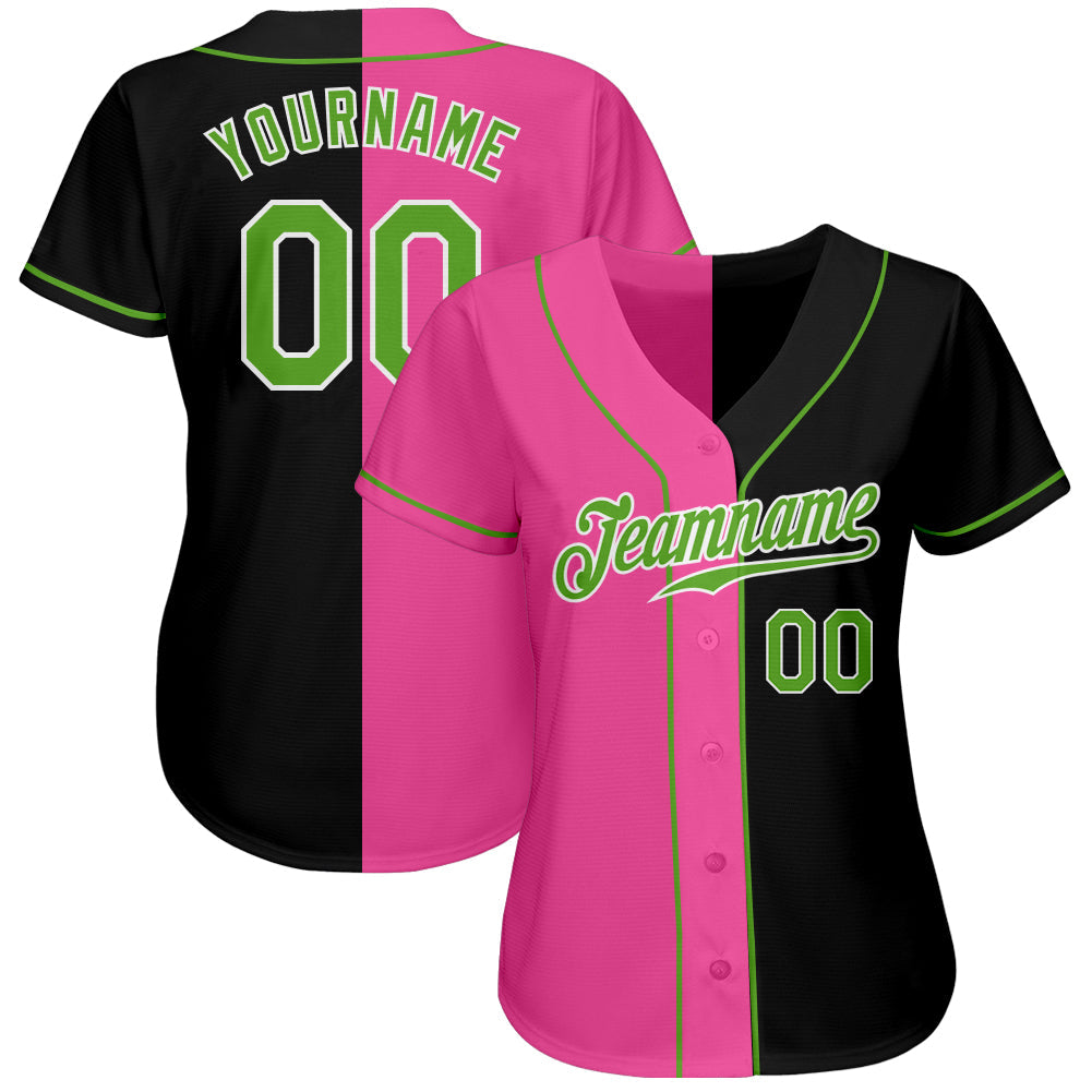 Custom Royal Red-Gray Authentic Split Fashion Baseball Jersey