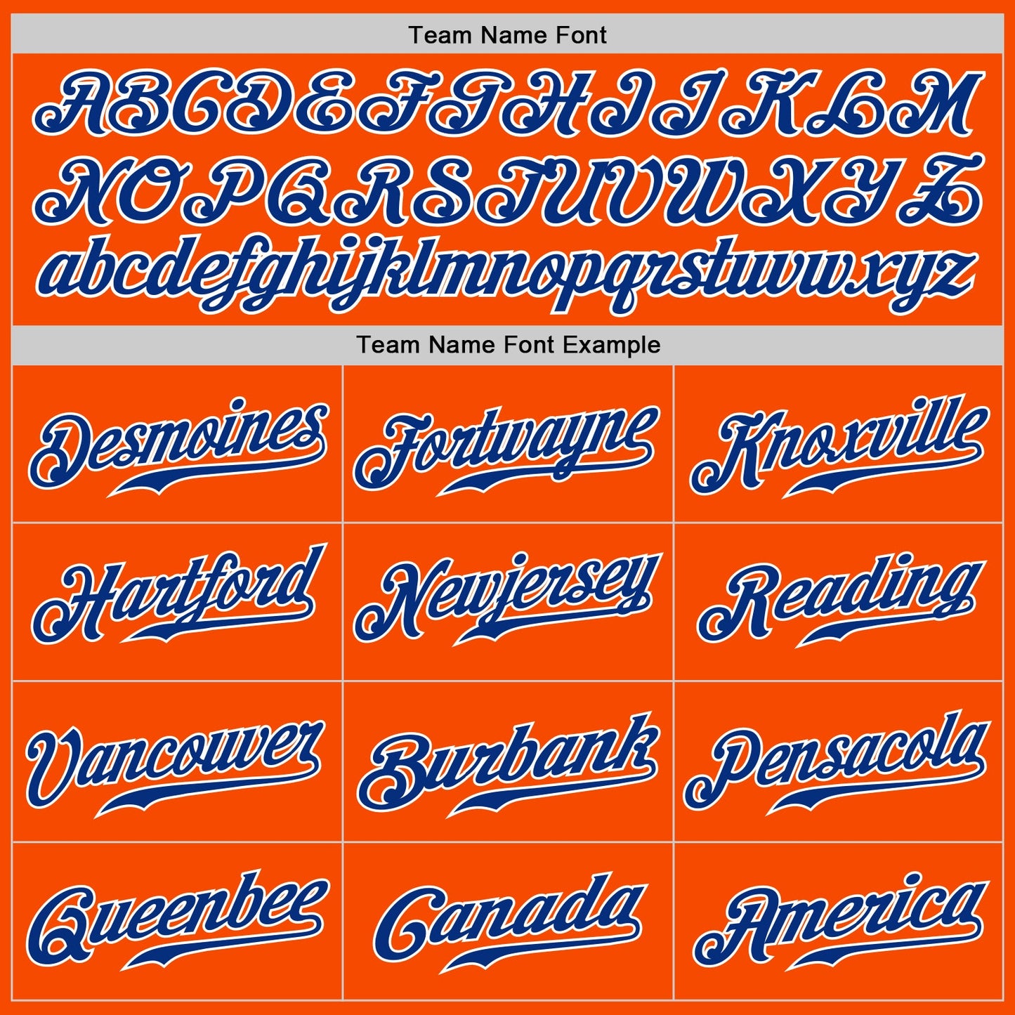 Custom Orange Royal-White Authentic Split Fashion Baseball Jersey