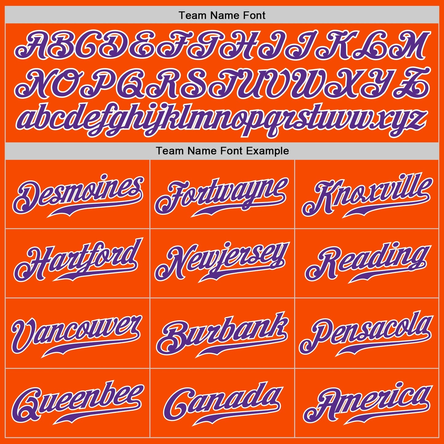 Custom Orange Purple-White Authentic Split Fashion Baseball Jersey