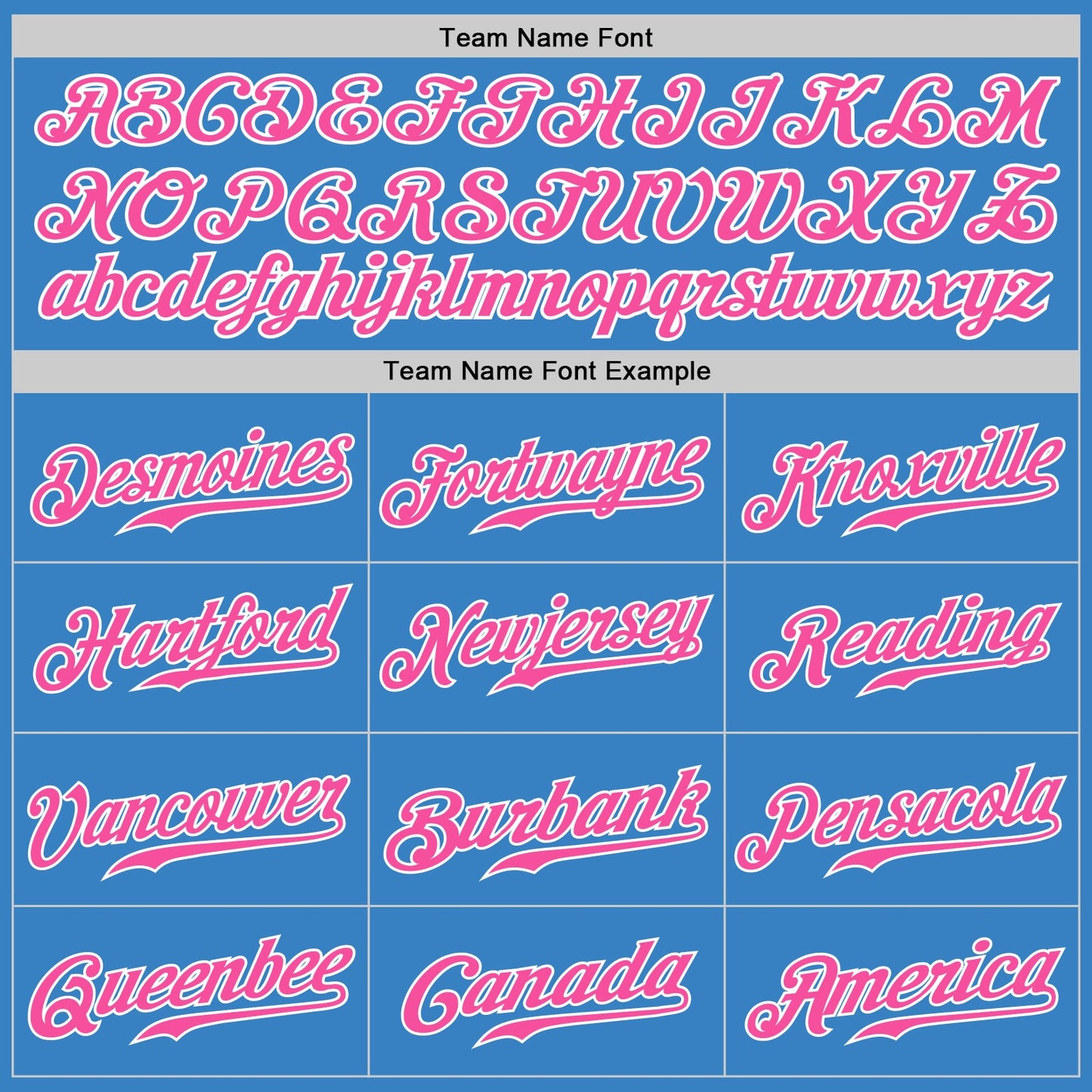Custom Powder Blue Pink-White Authentic Split Fashion Baseball Jersey