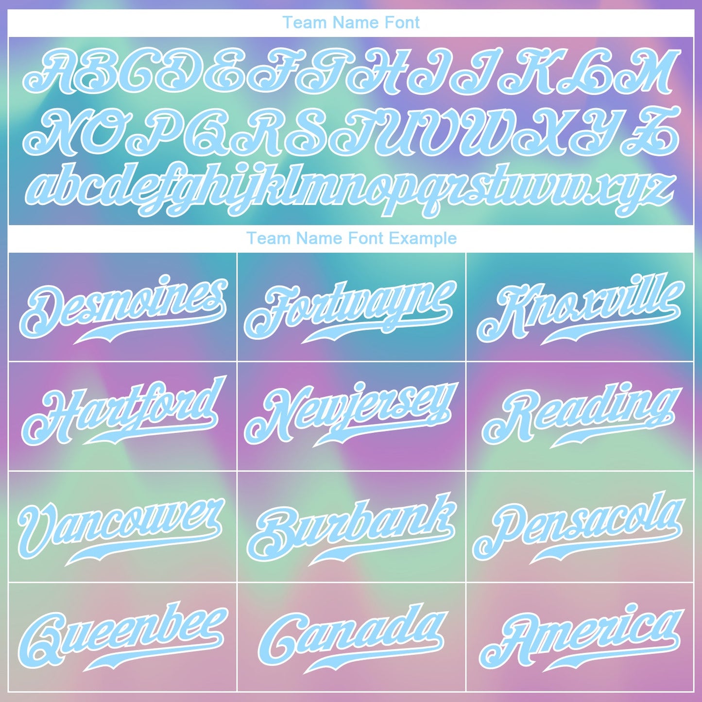 Custom Tie Dye Light Blue-White 3D Authentic Baseball Jersey