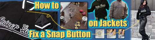 HOW TO FIX A SNAP BUTTON ON JACKETS