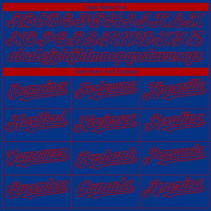 Custom Royal Red 3D Philadelphia City Edition Fade Fasion Authentic Baseball Jersey