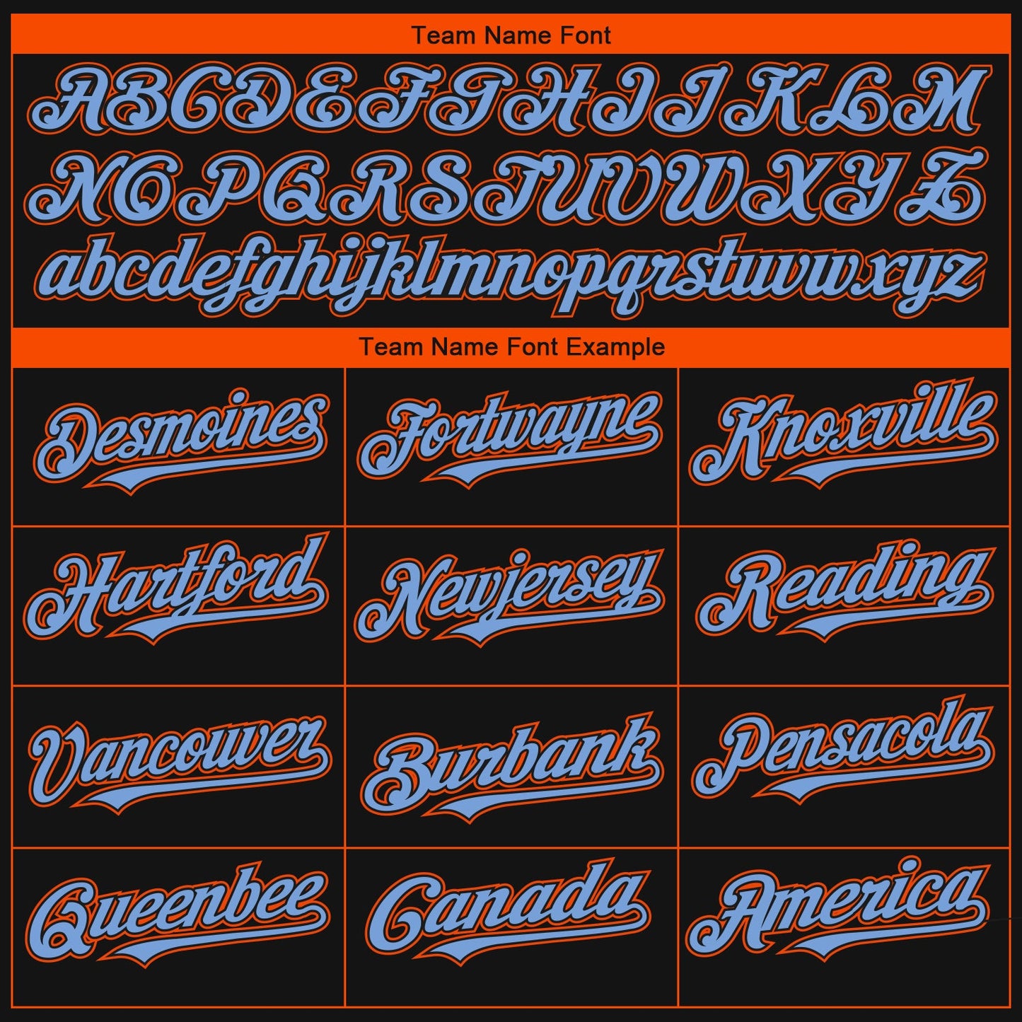 Custom Black Powder Blue-Orange 3D Miami City Edition Fade Fasion Authentic Baseball Jersey
