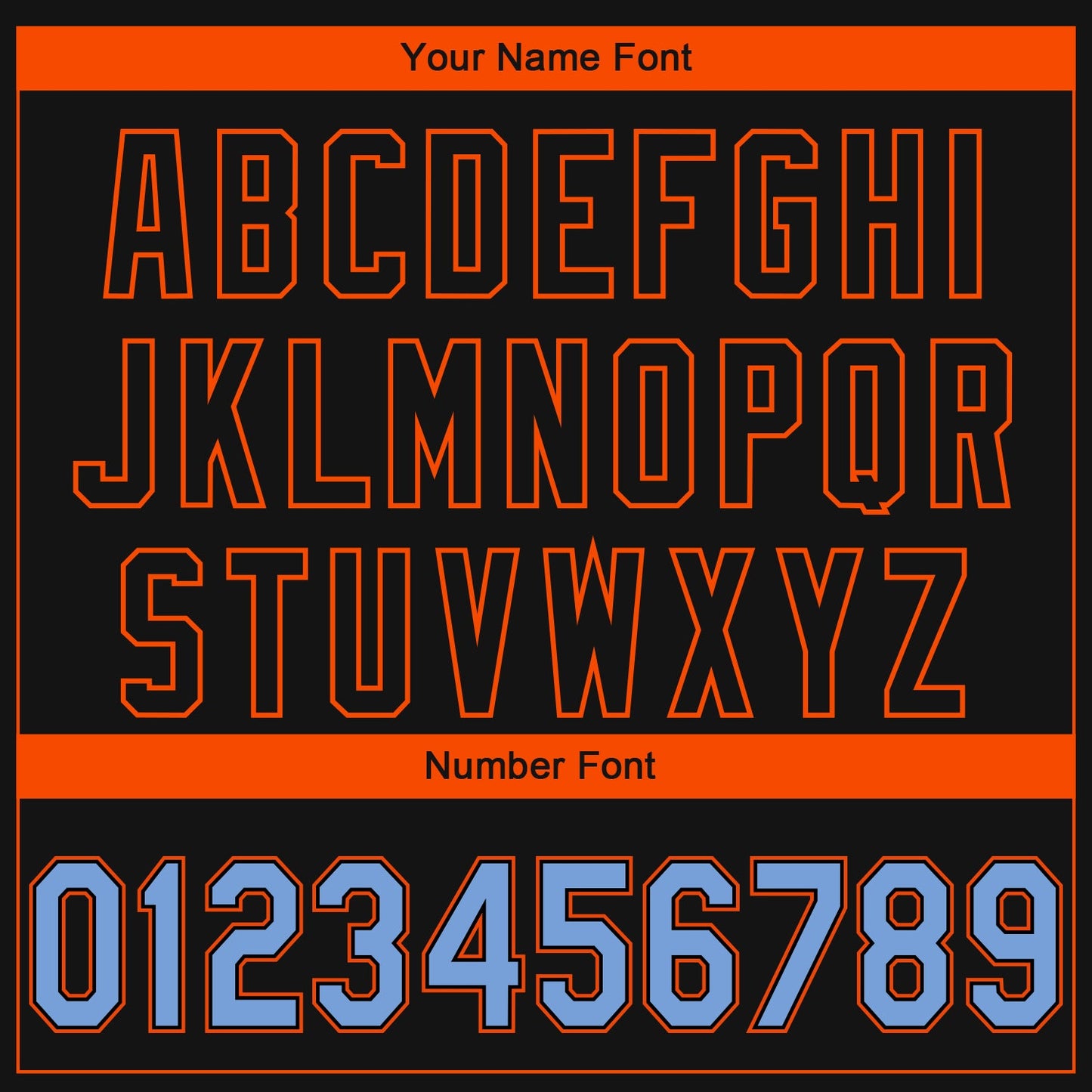 Custom Black Powder Blue-Orange 3D Miami City Edition Fade Fasion Authentic Baseball Jersey