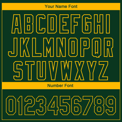 Custom Green Gold 3D Oakland City Edition Fade Fasion Authentic Baseball Jersey