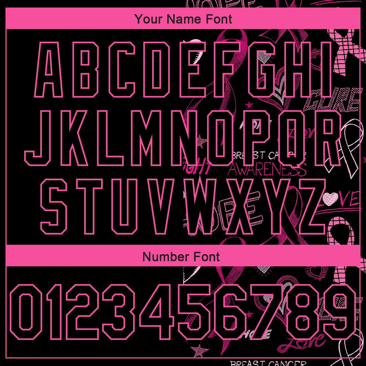 Custom Black Pink-Light Blue 3D Pattern Design Pink Ribbon Breast Cancer Awareness Month Women Health Care Support Authentic Basketball Jersey