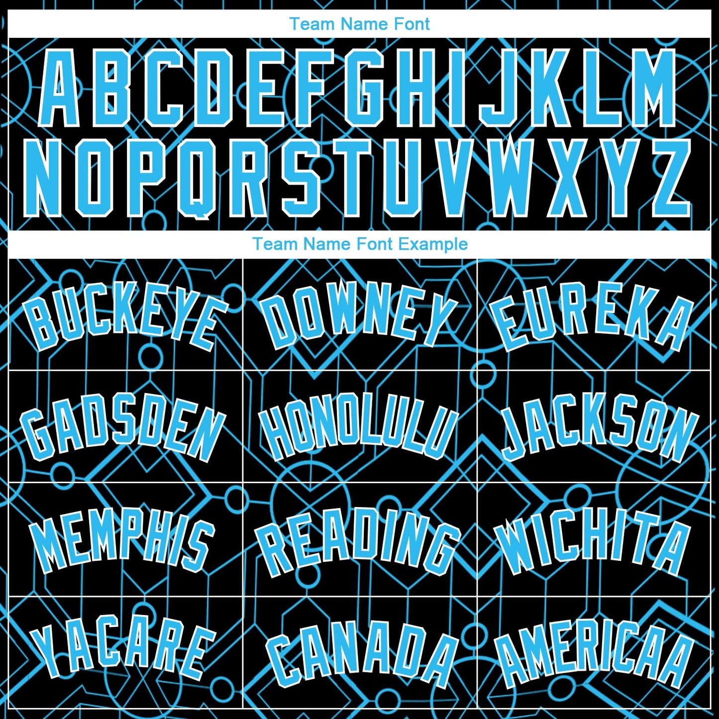 Custom Black Sky Blue-White Geometric Shapes Authentic City Edition Basketball Jersey