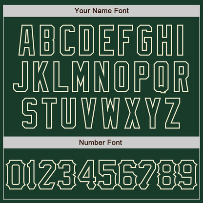 Custom Green Cream 3D Pattern Design Abstract Splatter Grunge Art Authentic Baseball Jersey