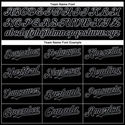 Custom Black Gray 3D Pattern Design Diagonal Stripes Authentic Baseball Jersey