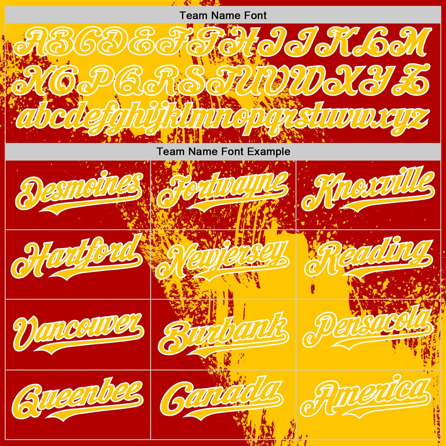 Custom Yellow Red-White 3D Pattern Design Abstract Brush Stroke Authentic Baseball Jersey