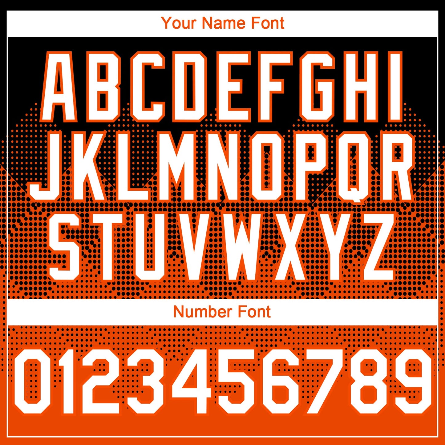 Custom Black White-Orange 3D Gradient Square Shape Authentic Baseball Jersey