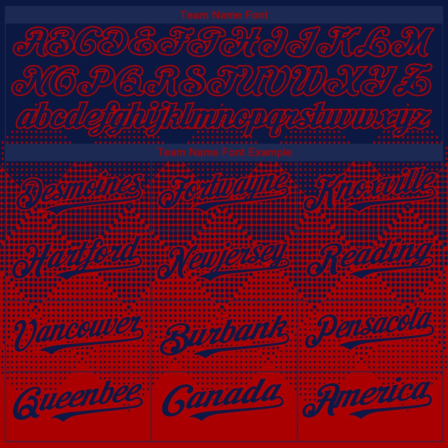 Custom Navy Red 3D Gradient Square Shape Authentic Baseball Jersey
