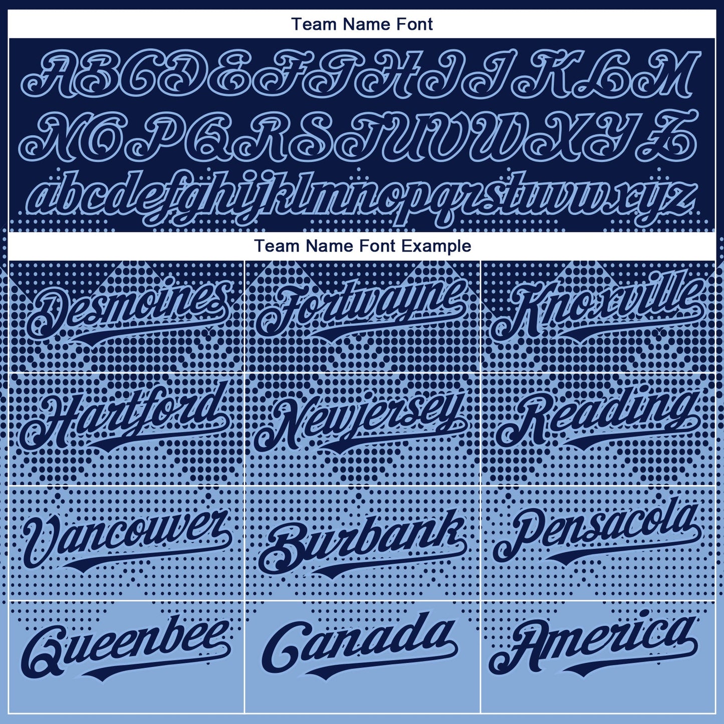 Custom Navy Light Blue 3D Gradient Square Shape Authentic Baseball Jersey