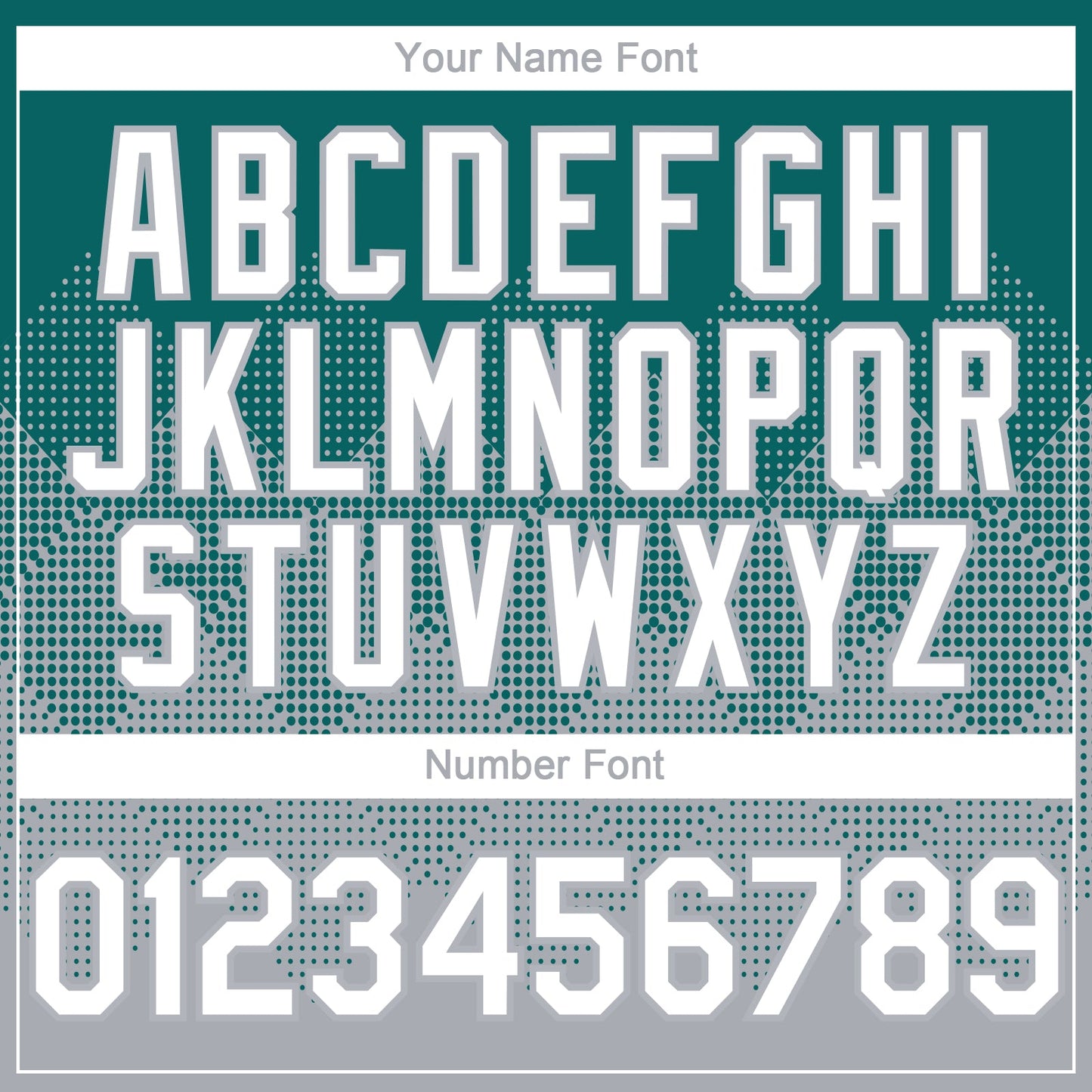 Custom Teal White-Gray 3D Gradient Square Shape Authentic Baseball Jersey