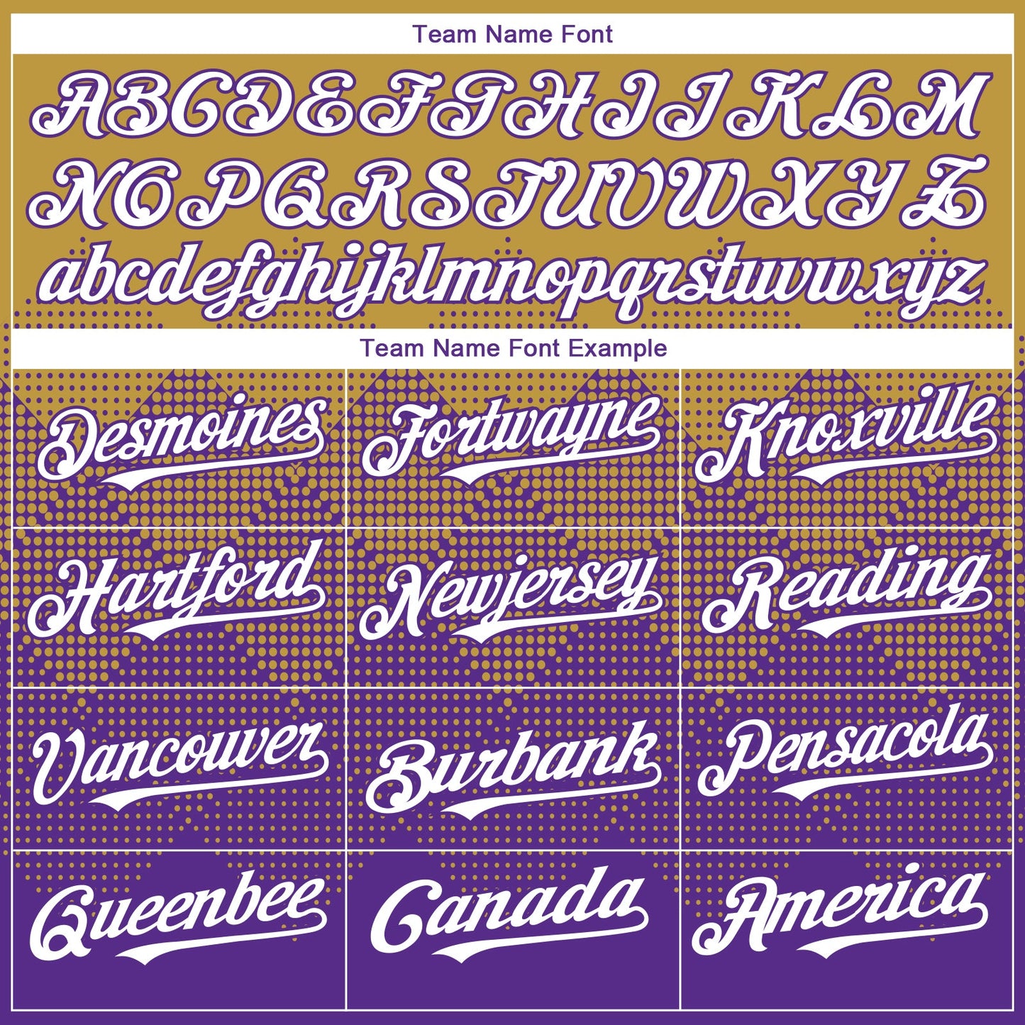 Custom Old Gold White-Purple 3D Gradient Square Shape Authentic Baseball Jersey