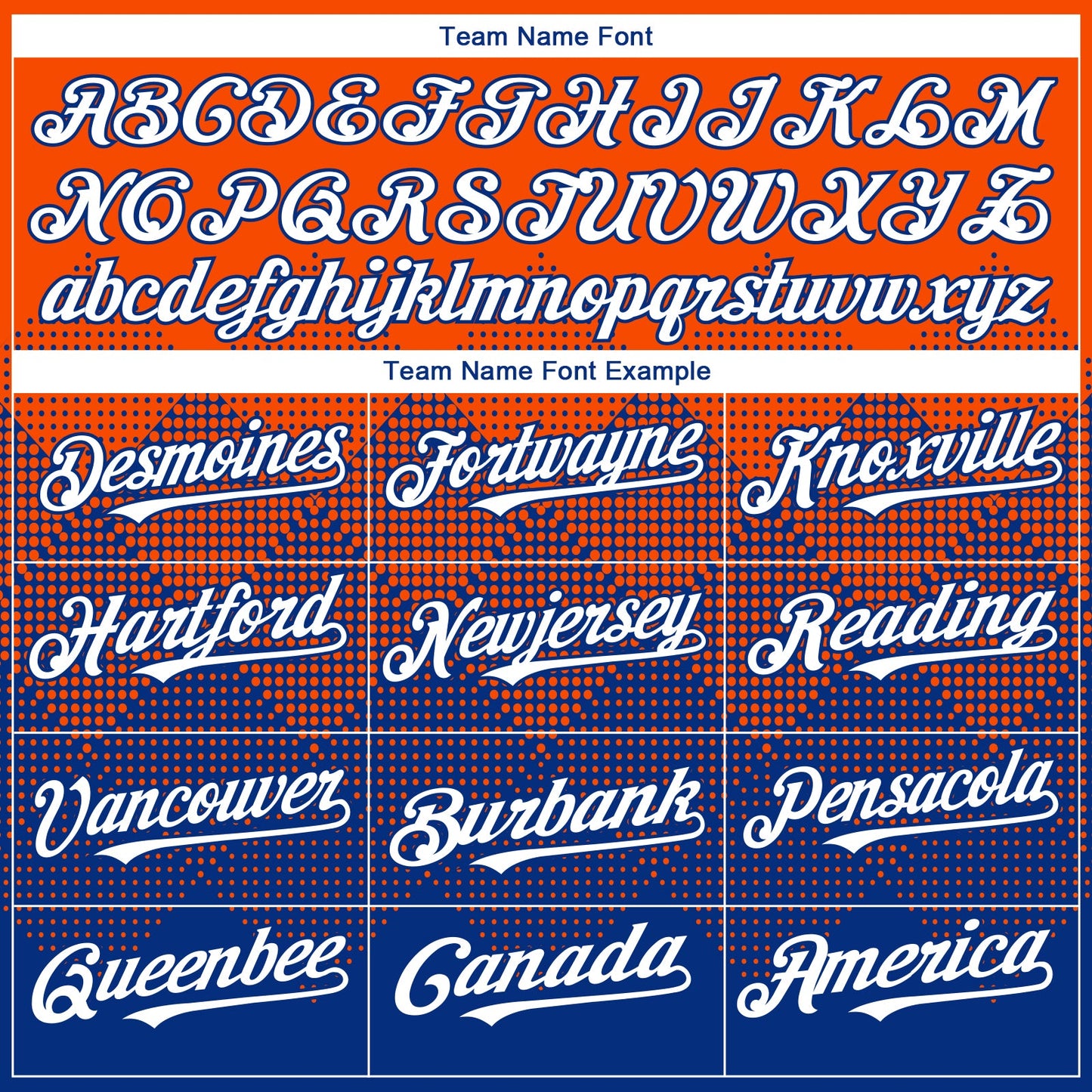 Custom Orange White-Royal 3D Gradient Square Shape Authentic Baseball Jersey