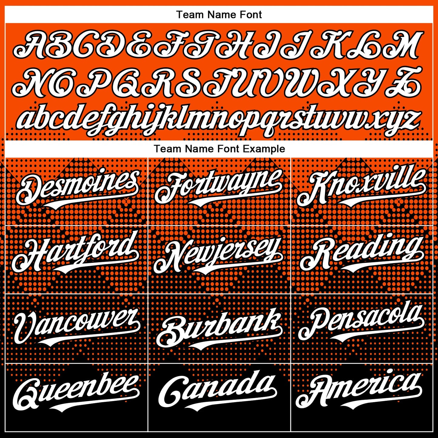 Custom Orange White-Black 3D Gradient Square Shape Authentic Baseball Jersey