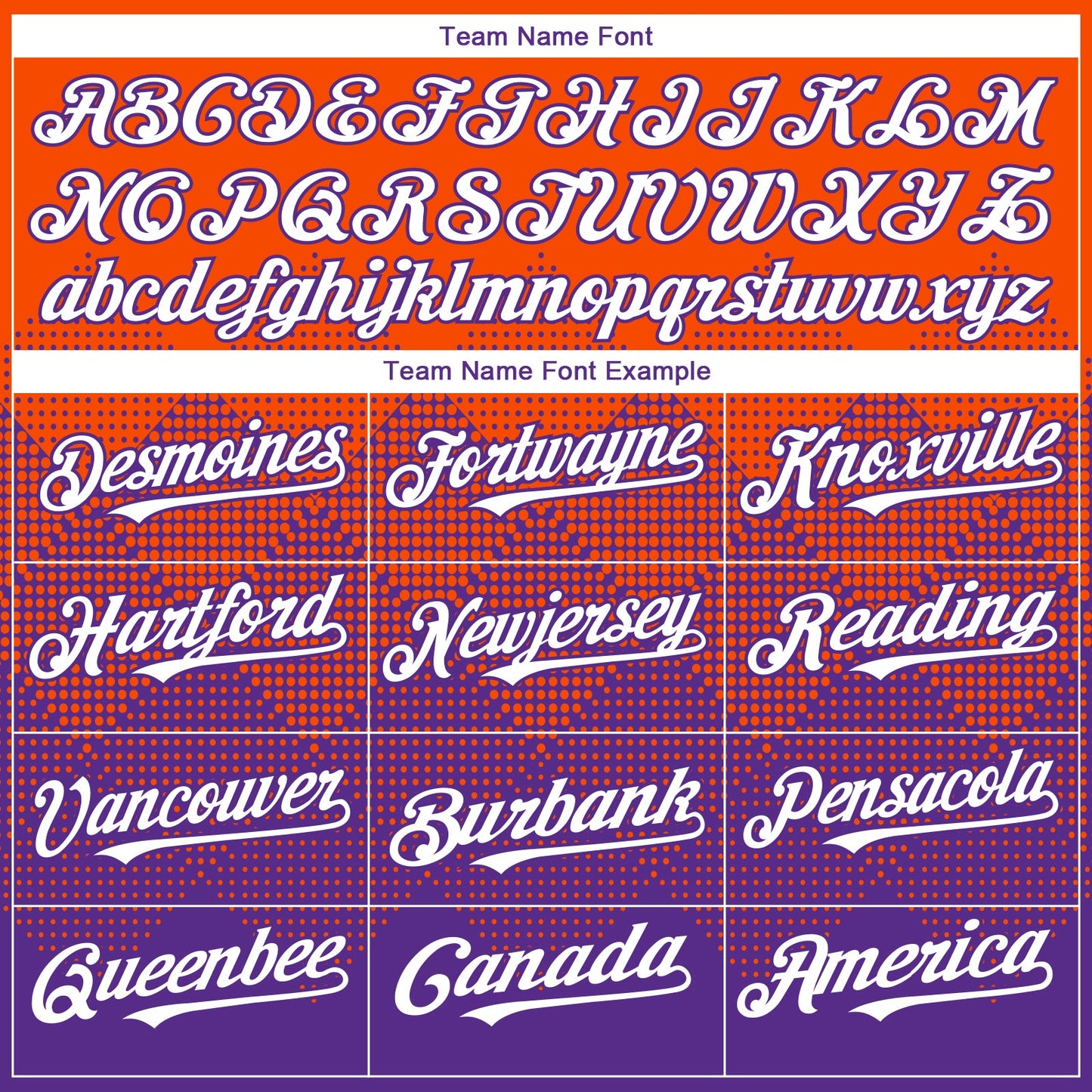 Custom Orange White-Purple 3D Gradient Square Shape Authentic Baseball Jersey