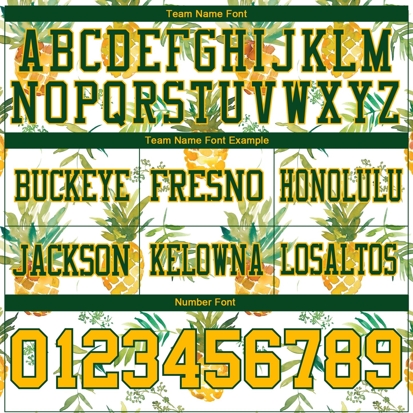 Custom White Gold-Green 3D Pattern Fruit Pineapple Mesh Authentic Football Jersey