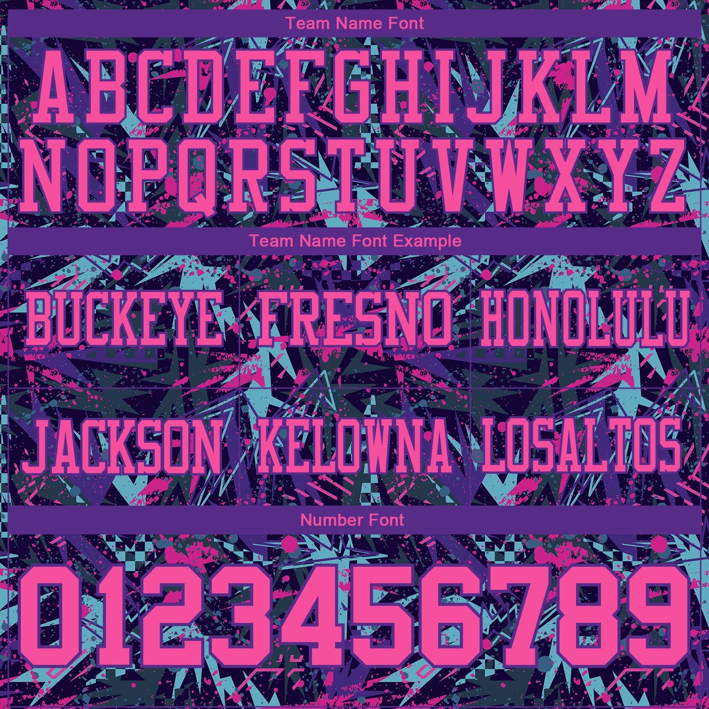 Custom Graffiti Pattern Pink Purple-Black 3D Pattern Creative Geometric Figures And Dots Mesh Authentic Football Jersey