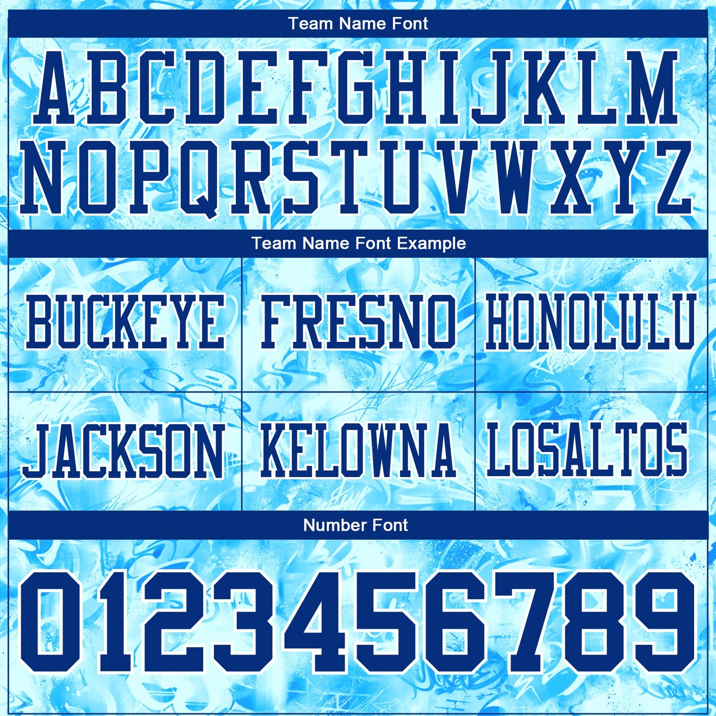 Custom Graffiti Pattern Thunder Blue-White 3D Pattern Scratch Mesh Authentic Football Jersey