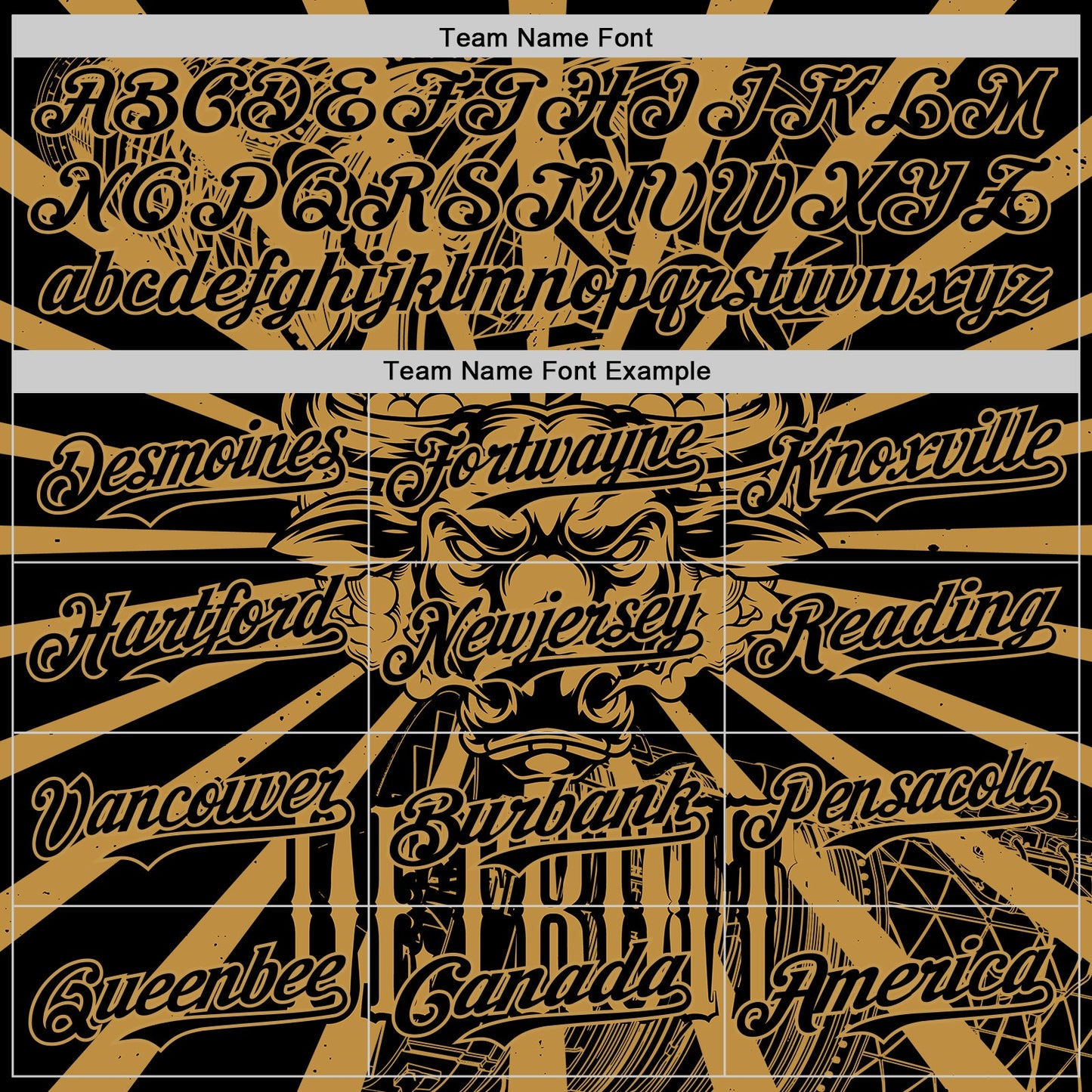 Custom Black Old Gold 3D Pattern Design Detroit Cityscape Steampunk Engine Bull Authentic Baseball Jersey