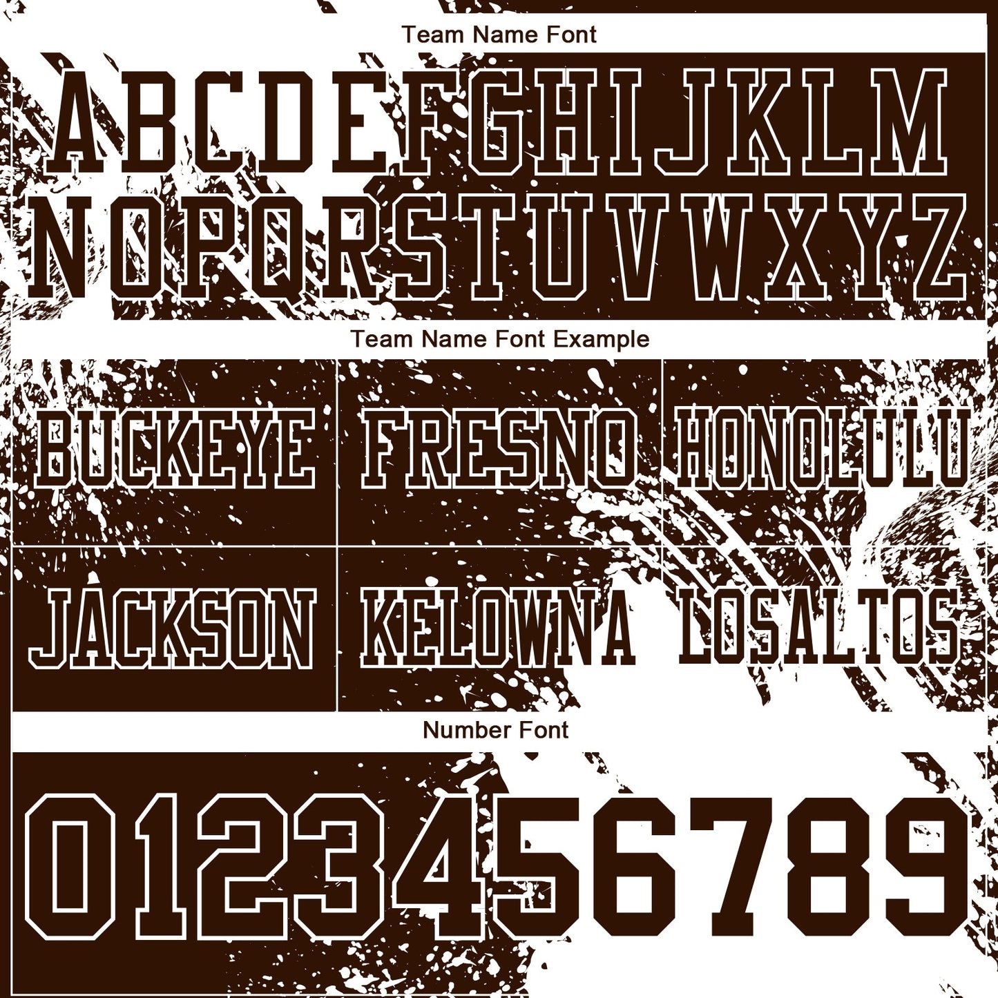 Custom Brown White 3D Pattern Abstract Brush Stroke Mesh Authentic Football Jersey