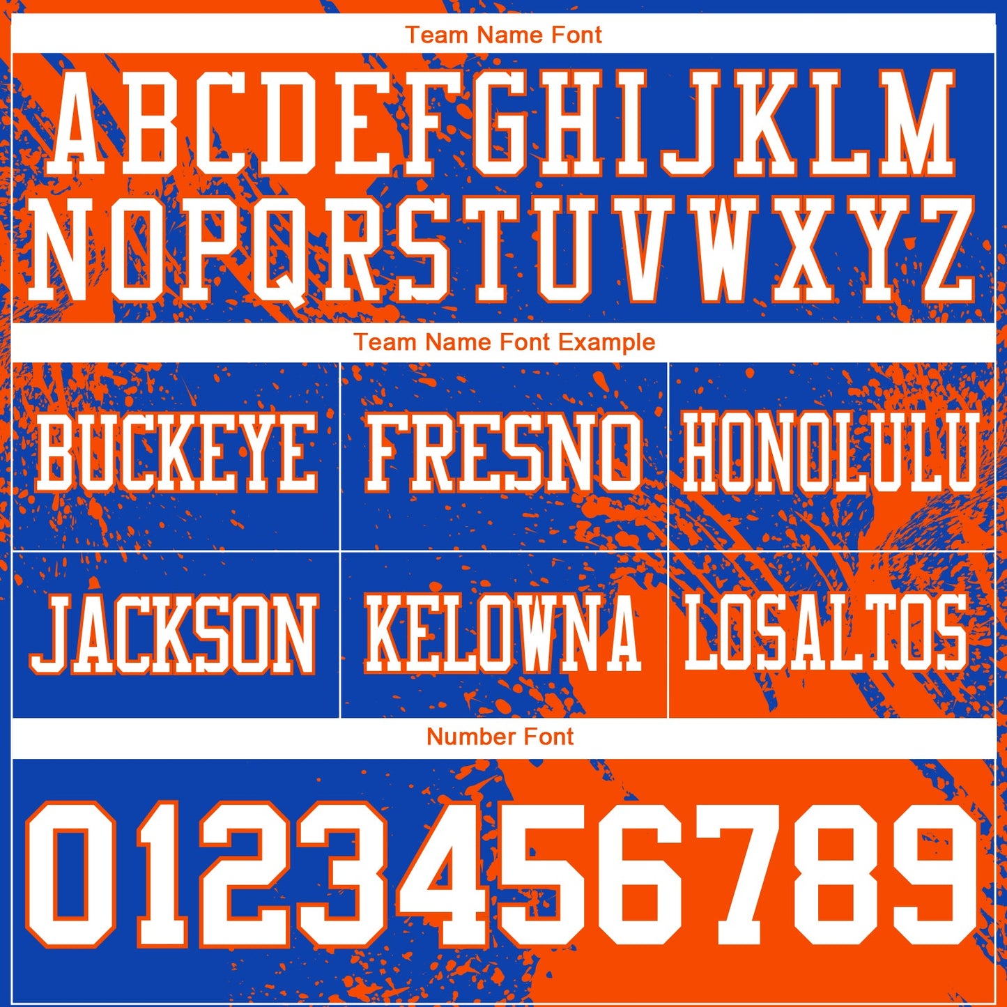 Custom Thunder Blue White-Orange 3D Pattern Abstract Brush Stroke Mesh Authentic Football Jersey
