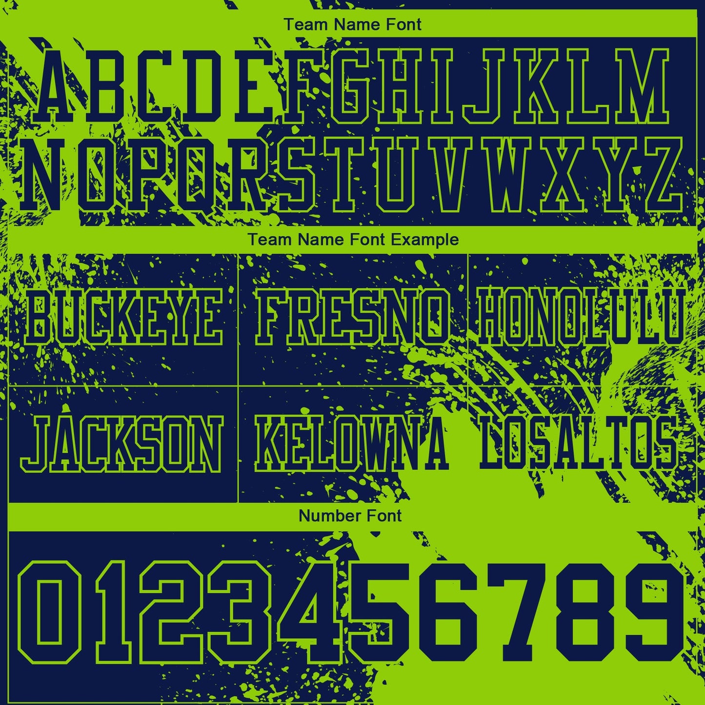 Custom Navy Neon Green 3D Pattern Abstract Brush Stroke Mesh Authentic Football Jersey