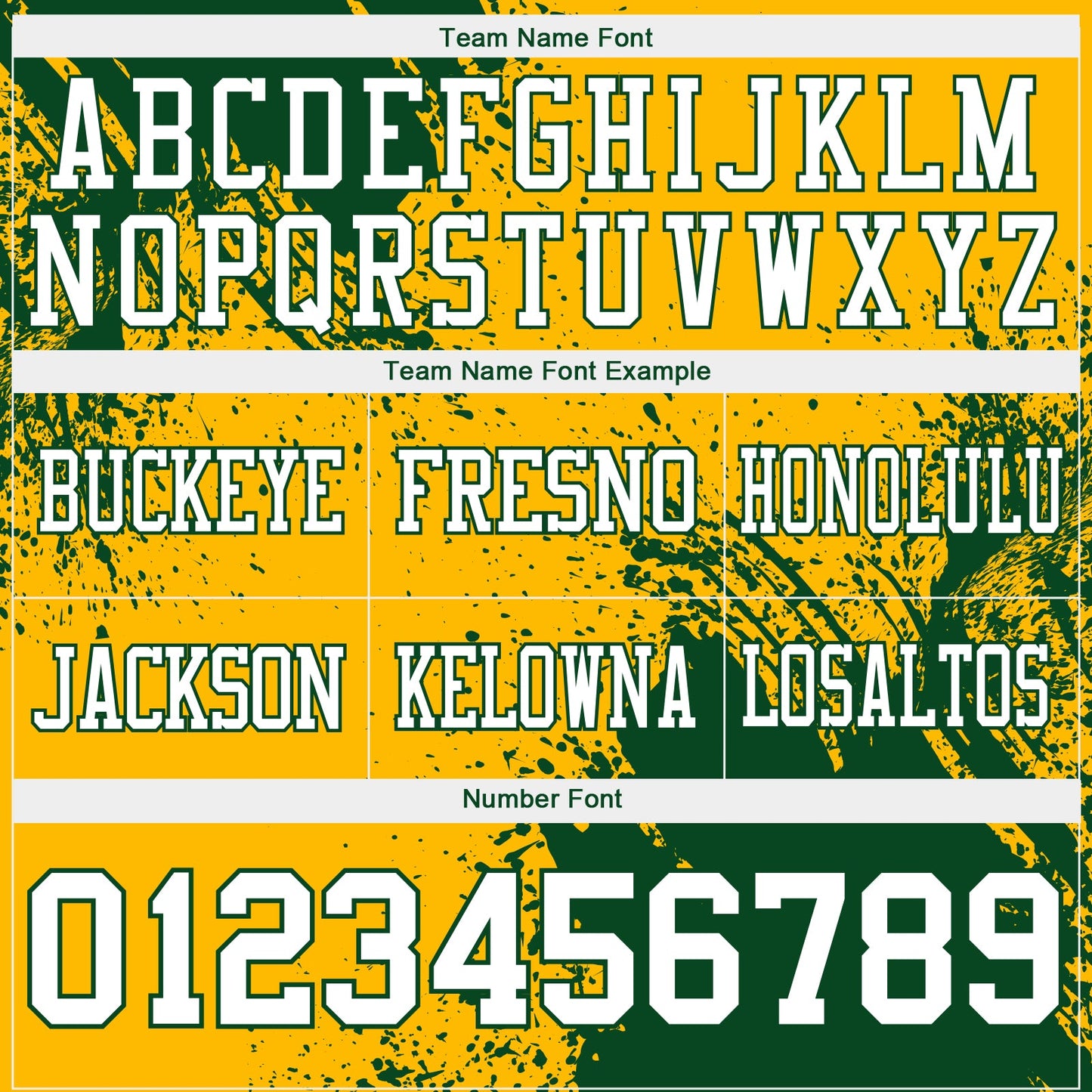 Custom Gold White-Green 3D Pattern Abstract Brush Stroke Mesh Authentic Football Jersey