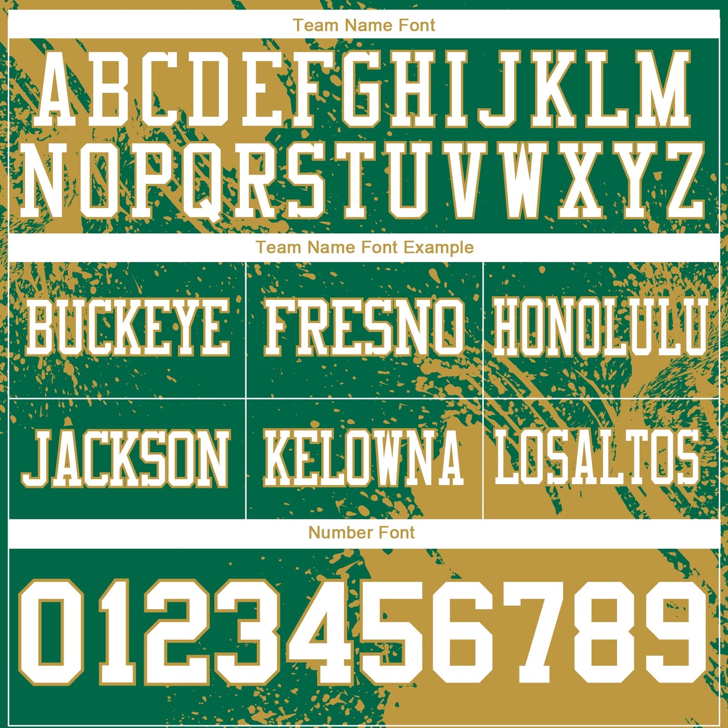 Custom Kelly Green White-Old Gold 3D Pattern Abstract Brush Stroke Mesh Authentic Football Jersey
