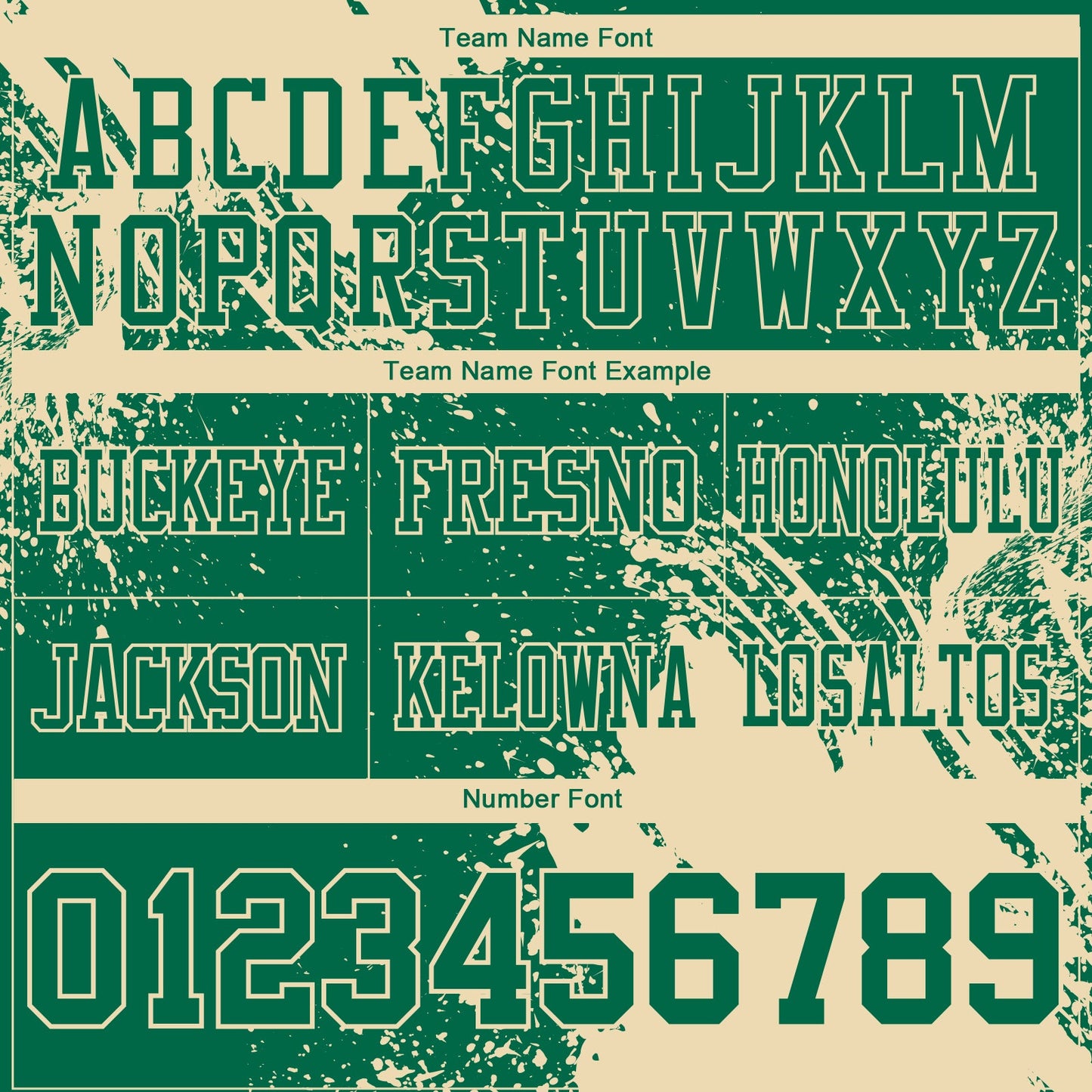 Custom Kelly Green Cream 3D Pattern Abstract Brush Stroke Mesh Authentic Football Jersey