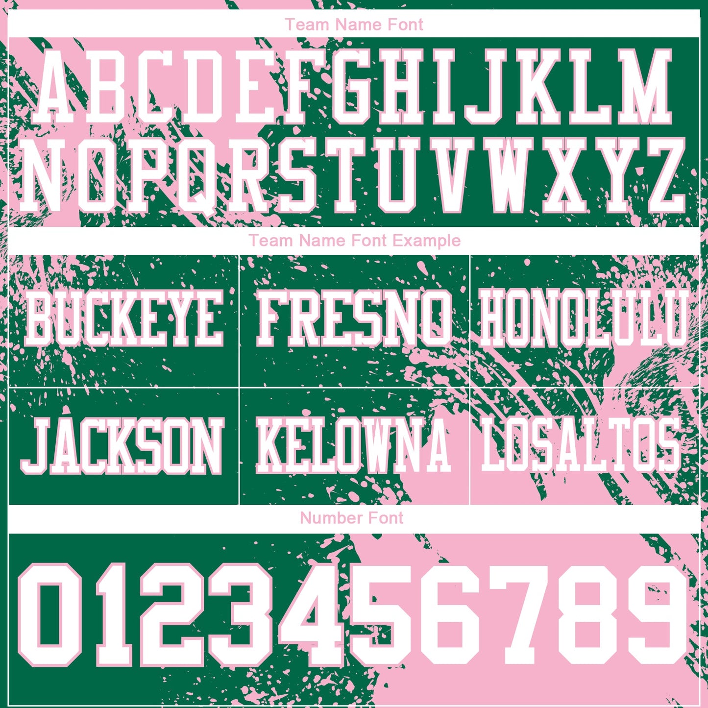 Custom Kelly Green White-Light Pink 3D Pattern Abstract Brush Stroke Mesh Authentic Football Jersey