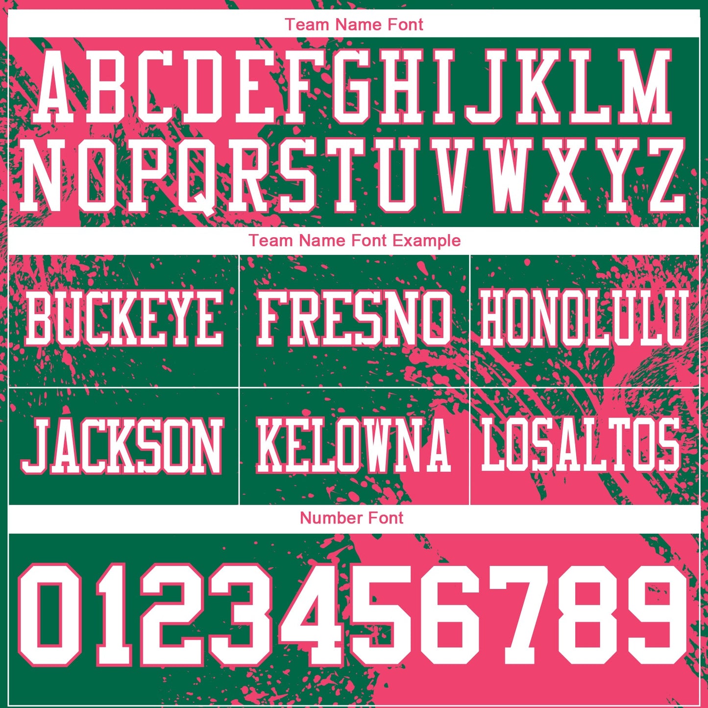 Custom Kelly Green White-Neon Pink 3D Pattern Abstract Brush Stroke Mesh Authentic Football Jersey