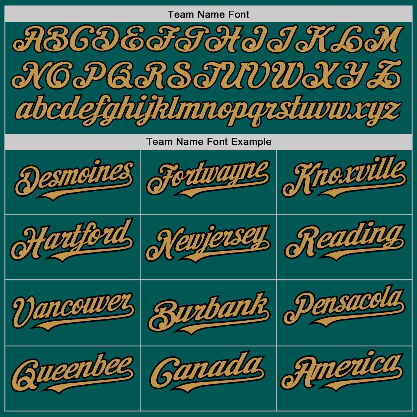 Custom Midnight Green Old Gold-Black 3 Colors Arm Shapes Authentic Baseball Jersey