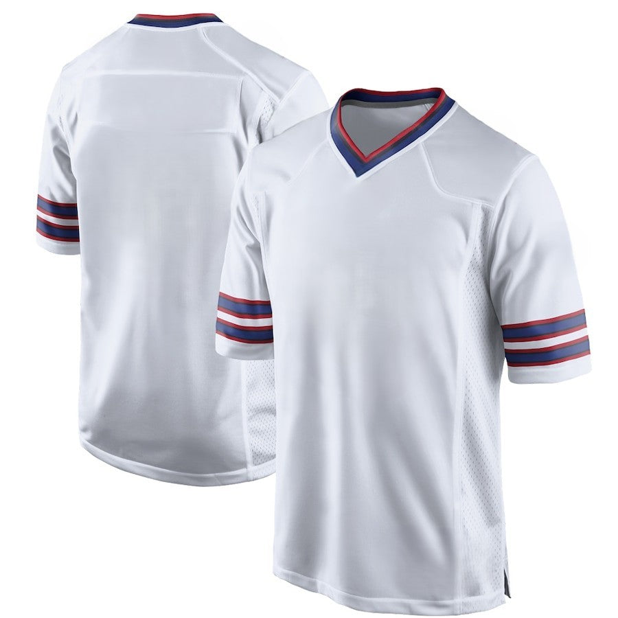 Custom Men's Bills Royal/White/Red Exact Replica Football Jersey