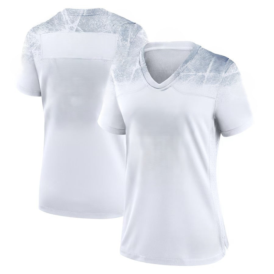 Custom Women's Bills White 2025 Rivalries Collection Exact Replica Football Jersey