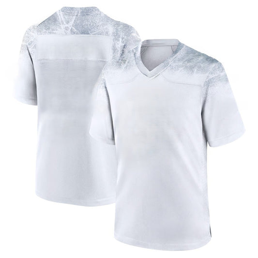 Custom Men's Bills White 2025 Rivalries Collection Exact Replica Football Jersey