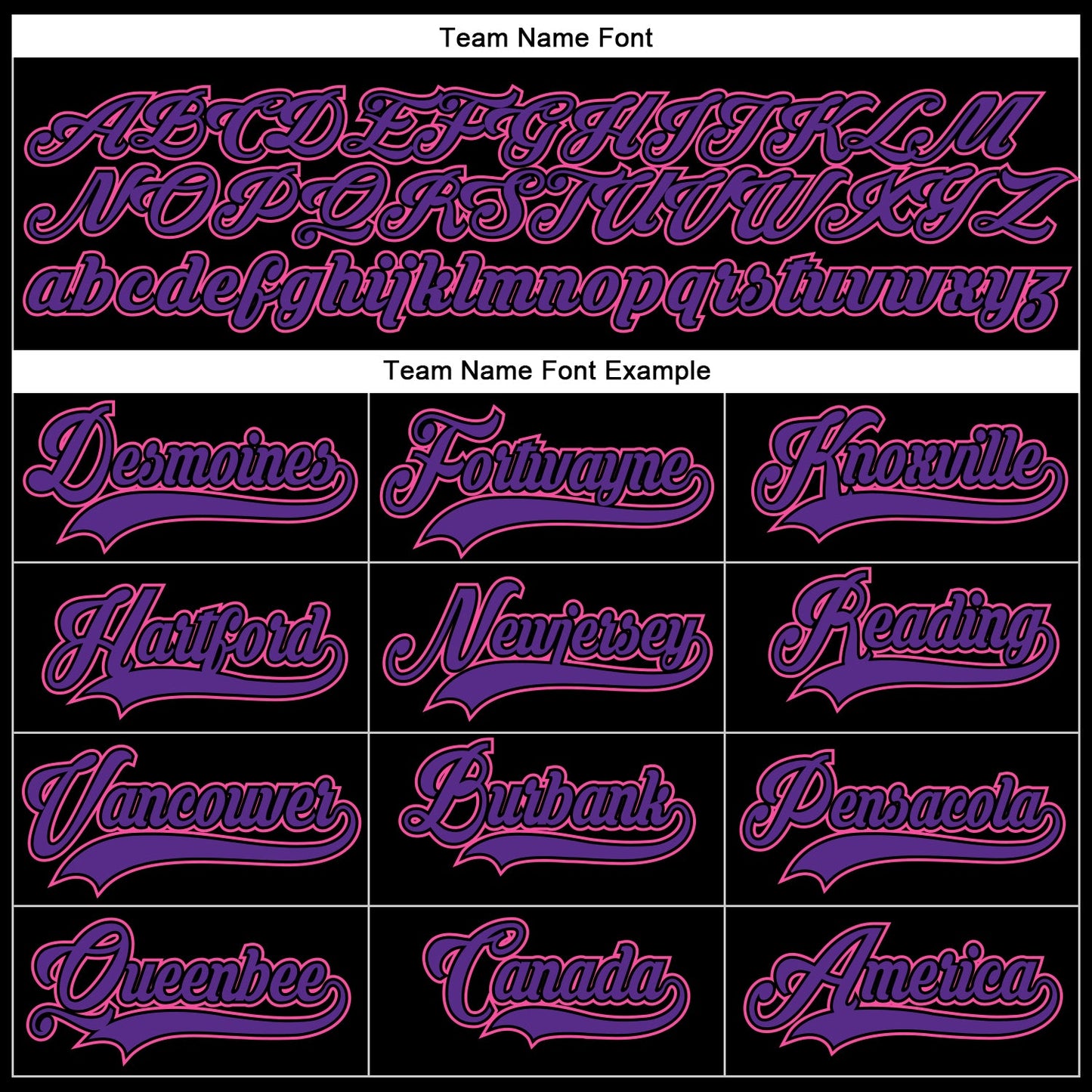 Custom Black Purple-Pink Hockey Lace Neck Jersey