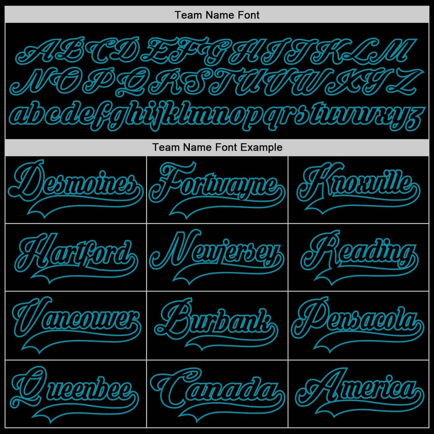 Custom Black Teal Hockey Jersey